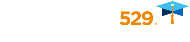 ScholarShare 529 logo featuring a blue graduation cap on the top right corner, with the text 'ScholarShare 529 The California Way to Save For College' written around it.